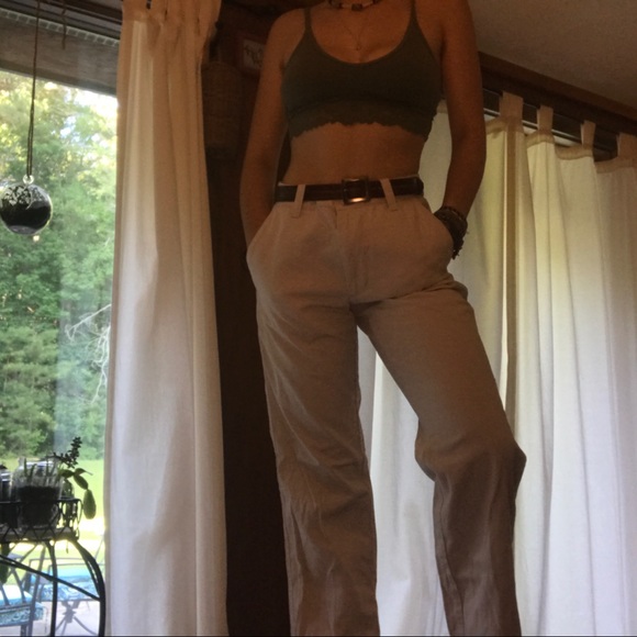 eddie bauer cream pants - Picture 4 of 6